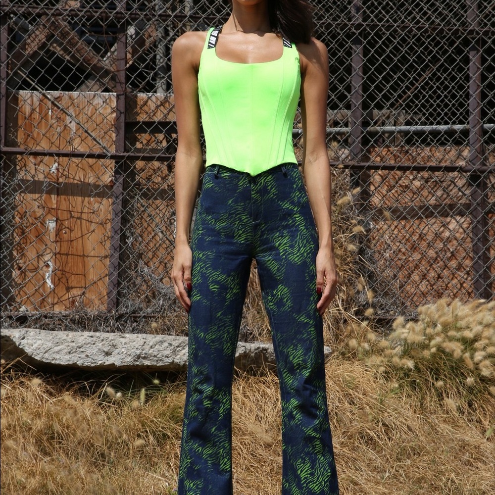 I am Gia 2 piece set SIOBHAN CORSET tali pant szM